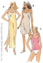 2239 KS TANK NIGHTGOWNS LENGTHS,CAMISOLE PATTERN XS-XL